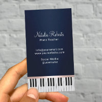 Maître de musique Elegant Marine Blue Piano Keys