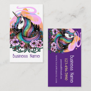 Carte De Visite Majestic Unicorn