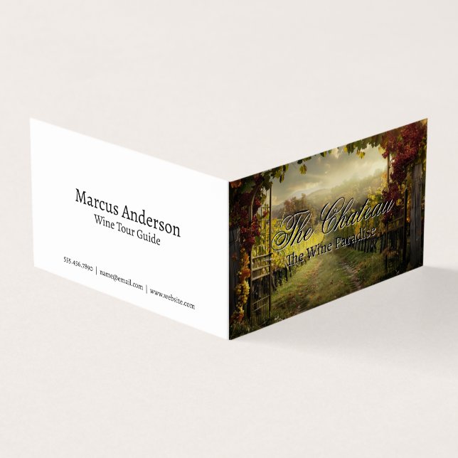 Carte De Visite Majestic Vineyard | Wine (Extérieur)