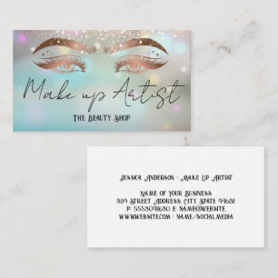 Carte De Visite Make Up Artist Lashes oculaires Luminosité