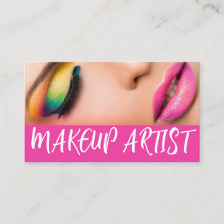 Carte De Visite Makeup Artist  Beauty Salon 