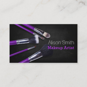 Carte De Visite Makeup Artist brushes/Cosmetic Brushes