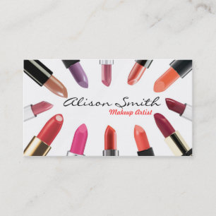 Carte De Visite Makeup artist Business card