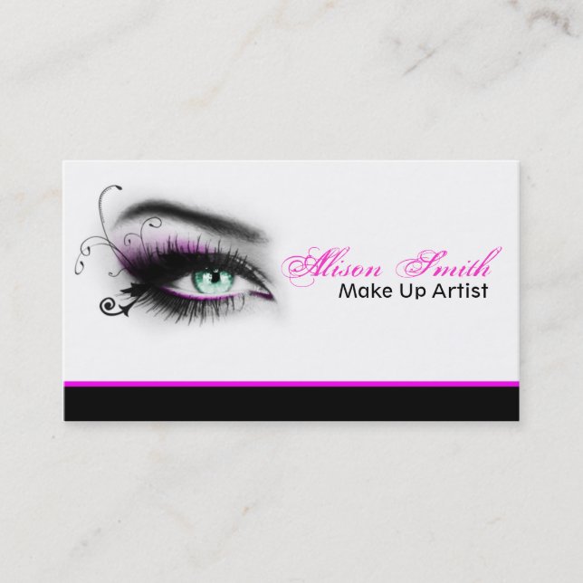 Carte De Visite MakeUp artist business card (Devant)