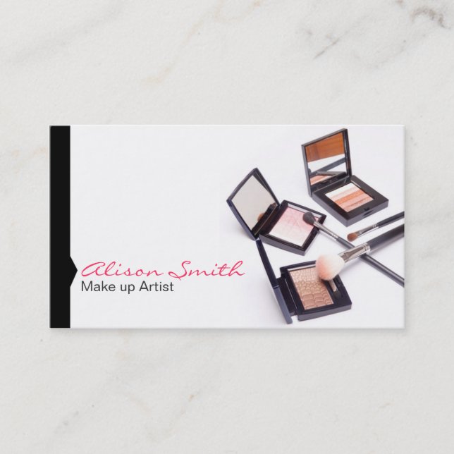 Carte De Visite Makeup artist business card (Devant)