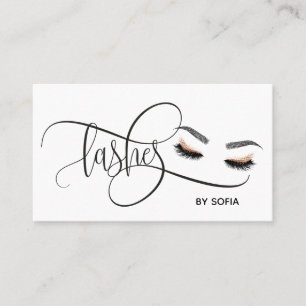 Carte De Visite Makeup artist Wink Eye Beauty Salon Lash Extension
