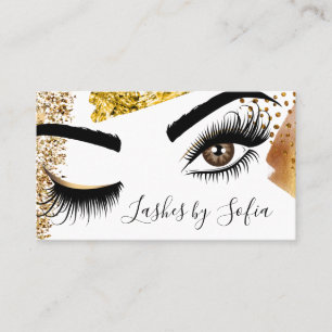 Carte De Visite Makeup artist Wink Eye Beauty Salon Lash Extension