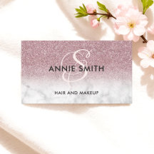 Makeup Monogramme Marbre Rose Or Paillettes Ombre