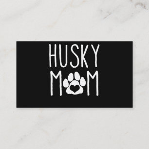 Carte De Visite Maman de Husky Dog lover Dog Decor
