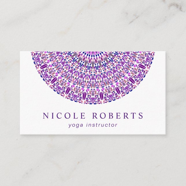 Carte De Visite Mandala (Devant)