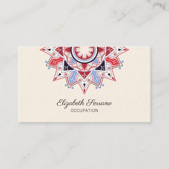 Carte De Visite Mandala (Devant)