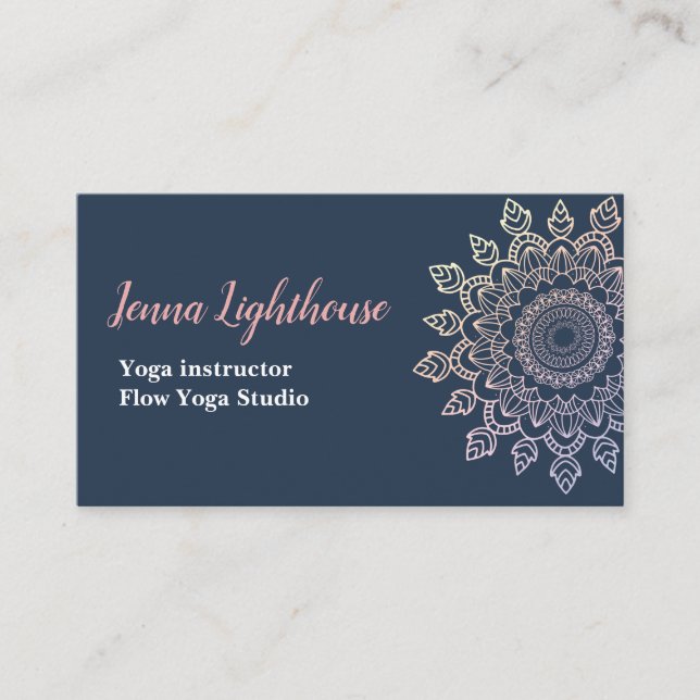 Carte De Visite Mandala (Devant)