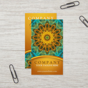 Carte De Visite Mandala 2 d'étoile d'océan