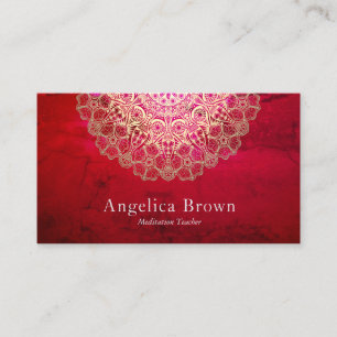 Carte de visite Mandala classique