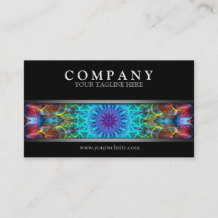 Carte De Visite Mandala coloré moderne