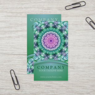Carte De Visite Mandala de nénuphar