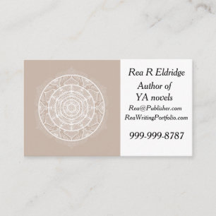 Carte De Visite Mandala laine