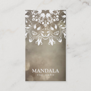 CARTE DE VISITE MANDALA LOGO CUSTOMISÉ YOGA INSTRUCTEUR