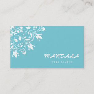 CARTE DE VISITE MANDALA LOGO CUSTOMISÉ YOGA INSTRUCTEUR