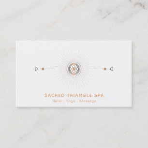 Carte De Visite *~* Mandala Moon Alchemy Shaman Géométrie Sacré