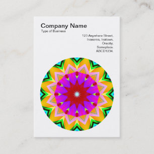 Carte De Visite Mandala Motif 027