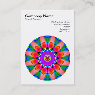 Carte De Visite Mandala Motif 028