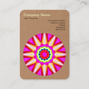 Carte De Visite Mandala Motif 030 - Carton