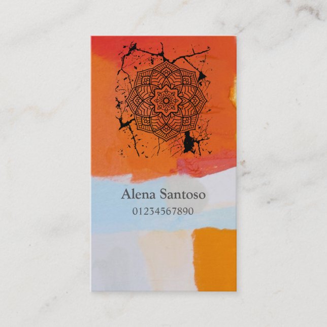 Carte de visite Mandalas (Devant)