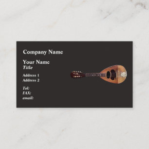 Carte De Visite Mandoline