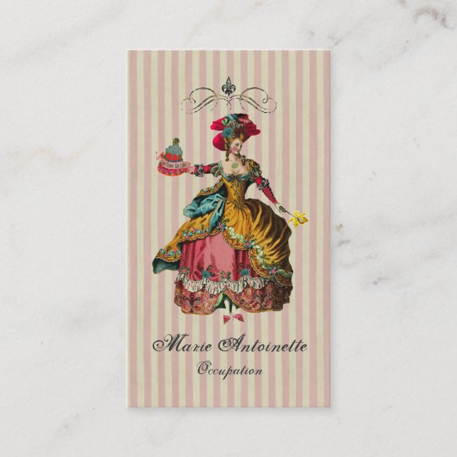 Carte De Visite Mangeons le gâteau (plus d'options) - (Devant)