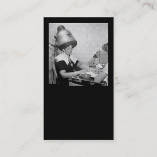 Carte De Visite Manicuriste Spa de salon Vintage Styliste