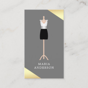 Carte De Visite Mannequin de tenue de bureau formelle pour stylist