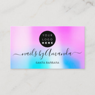 Carte De Visite Mannequin Holographique Pearly Pink