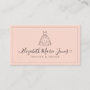 Carte De Visite Mannequin plongeur Pink Minimaliste Ravissement fé