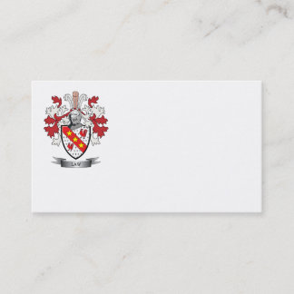 Carte De Visite Manteau de crête de famille de loi des bras