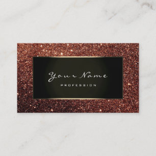 Carte De Visite Maquillage Artiste Beauté Cadre Chocolat Parties s