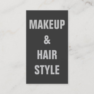 Carte De Visite Maquillage Artiste Cheveux Styliste Moderne minima