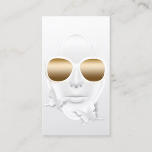 Carte De Visite Maquillage Artiste Cheveux Styliste Papier d'art P