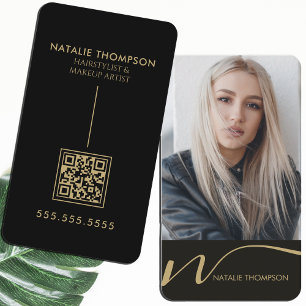 Carte De Visite Maquillage Artiste Coiffeur Nail Tech Beauté Salon