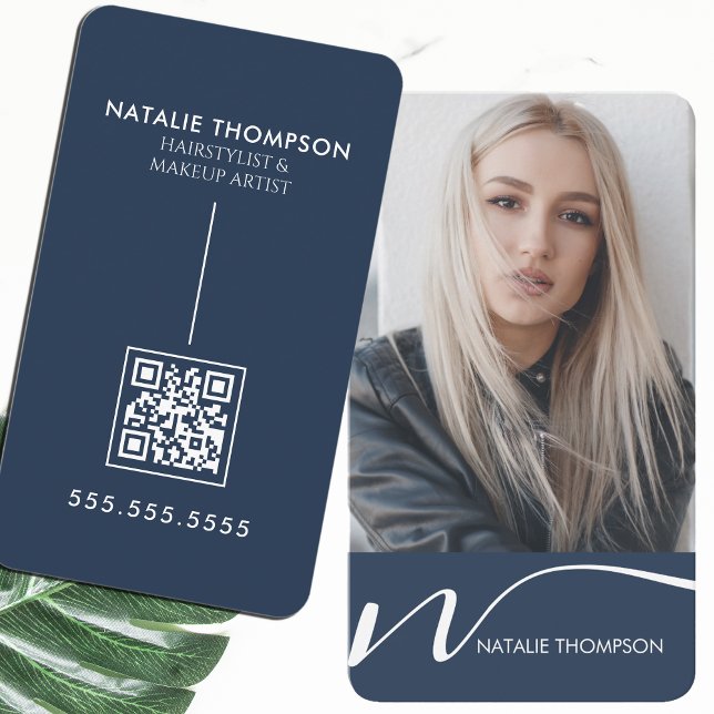 Carte De Visite Maquillage Artiste Coiffeur Nail Tech Beauté Salon (Créateur téléchargé)
