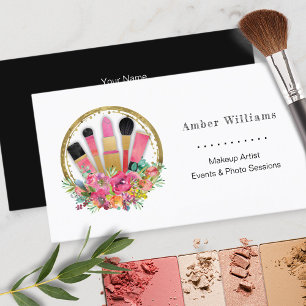Carte De Visite Maquillage Artiste Cosmetologue Salon Spa Styliste