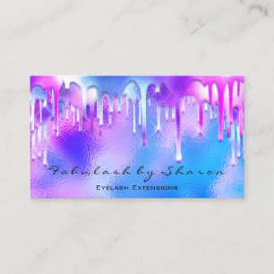 Carte De Visite Maquillage Artiste Eyelash Holograph Drivers Merma