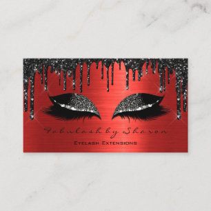 Carte De Visite Maquillage Artiste Eyelashes Extension Black Drive
