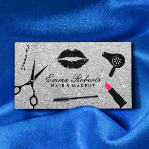 Carte De Visite Maquillage Artiste & Hair Stylliste Parties scinti