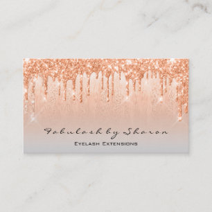Carte De Visite Maquillage Artiste Lashes Parties scintillant Driv