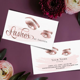 Carte De Visite Maquillage Artiste Lashes Yebrow Eyes Lash Brows