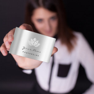 Carte De Visite Maquillage Artiste Lotus Mandala Diamond Crystas