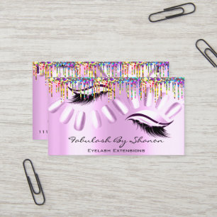 Carte De Visite Maquillage Artiste Nails Eyelash Drivers Royal Ros