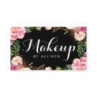 Maquillage Artiste Script Moderne Girly Floral Wra