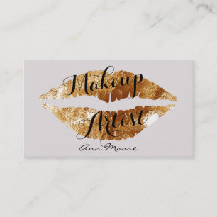 Carte De Visite Maquillage artiste styliste maquillage lèvres